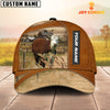 Joycorners Hereford Customized Name Brown Cap