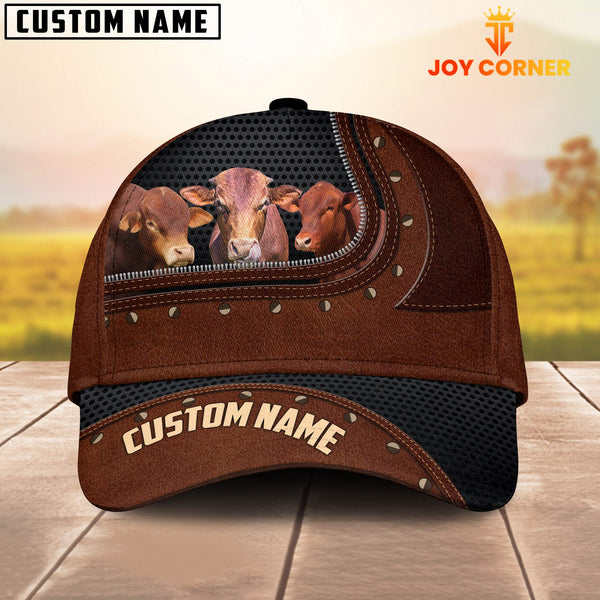 Joycorners Beefmaster Happiness Zipper Pattern Customized Name Cap