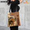 Joycorners Highland Cattle Custom Name 3D Tote Bag