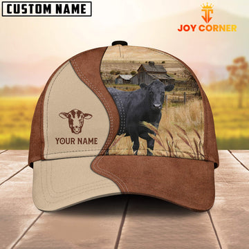 Joycorners Black Angus Customized Name Choco Cap