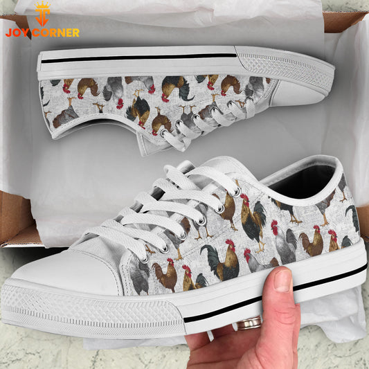 Joycorners Chicken Pattern Low Top Shoes