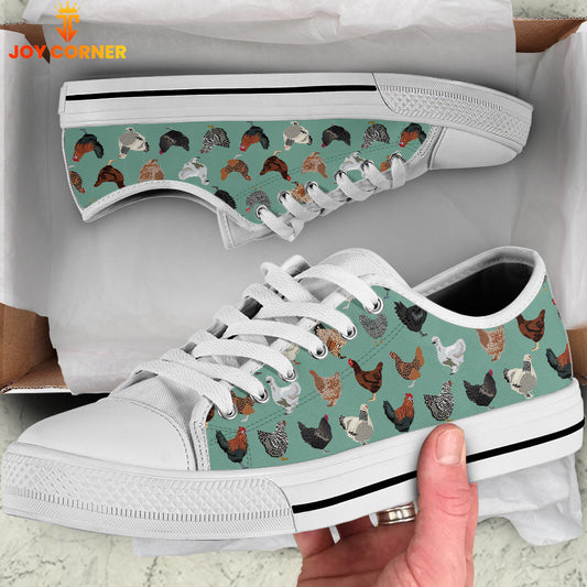 Joycorners Chicken Pattern Low Top Shoes