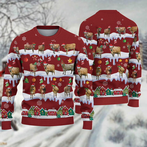 Joycorners Jersey Christmas Knitted Sweater