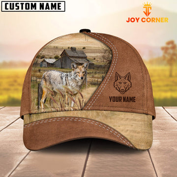 Joycorners Custom Name Coyotes Brown Cap