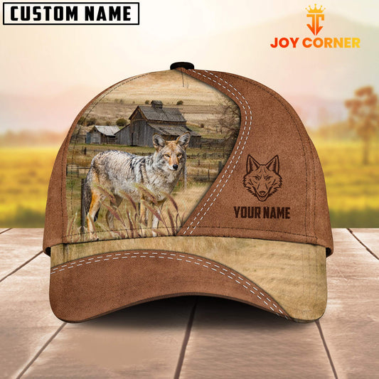 Joycorners Custom Name Coyotes Brown Cap