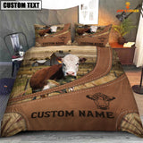 Joycorners Custom Name Hereford On Farm Bedding Set
