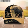 Joycorners Custom Name Black Angus Cattle 3D Cap