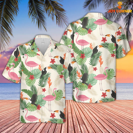 Joycorners Flamingo Pattern D06 Hawaiian Shirt