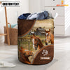 Joycorners Horse Custom Name Laundry Basket
