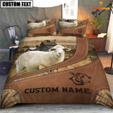 Joycorners Custom Name Sheep On Farm Bedding Set