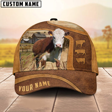 Joycorners Hereford On The Farm Custom Name Cap