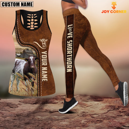 Joycorners Shorthorn Custom Name Combo Tank & Leggings