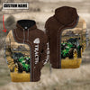 Joycorners Tracto Farming Leather Pattern Personalized 3D Hoodie