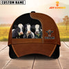 Joycorners Holstein Black Brown Farm Customized Name Cap