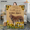 Joycorners Horse Custom Name - Always Stay Humble and Kind Blanket