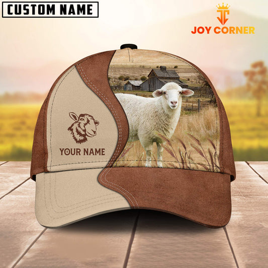 Joycorners Sheep Customized Name Choco Cap