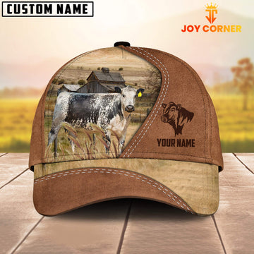 Joycorners Speckle Park Customized Name Brown Cap