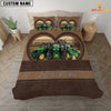 Joycorners Tractor In Heart Custom Name Bedding Set