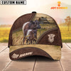 Joycorners Belted Galloway On The Farm Customized Name 3D Brown Cap