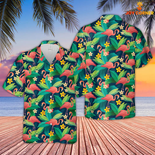 Joycorners Flamingo Pattern D09 Hawaiian Shirt