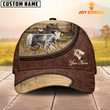 Joycorners Speckled Park On The Farm Customized Name Leather Pattern Cap