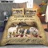 Joycorners Charolais No Horn God Says You Are Custom Name Bedding Set