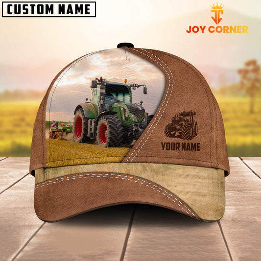 Joycorners Farm Customized Name Brown Cap