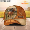 Joycorners Custom Name Horse Leather Pattern Cap TT8