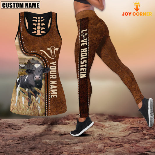 Joycorners Holstein Custom Name Combo Tank & Leggings