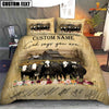 Joycorners Black Baldy God Says You Are Custom Name Bedding Set