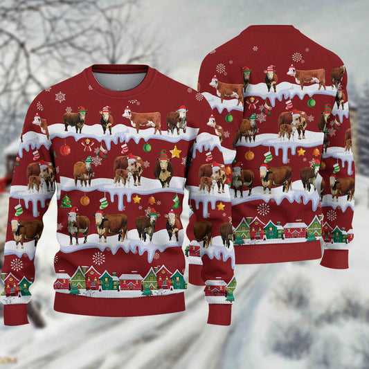 Joycorners Hereford Christmas Knitted Sweater