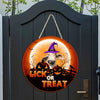 Joycorners Brahman Lick Or Treat Happy Halloween Wooden Sign