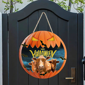 Joycorners Beefmaster In Halloween Decoration Pumkpin Happy Halloween Wooden Sign