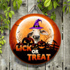 Joycorners Brahman Lick Or Treat Happy Halloween Wooden Sign