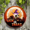 Joycorners Texas Longhorn Lick Or Treat Happy Halloween Wooden Sign