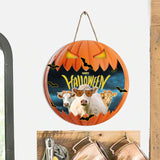 Joycorners Charolais In Halloween Decoration Pumkpin Happy Halloween Wooden Sign