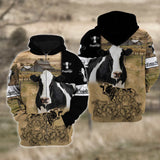Joycorners Farm Holstein Cattle Hoodie TT2