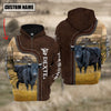 Joycorners Dexter Farming Leather Pattern Personalized 3D Hoodie