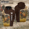 Joycorners Jersey Farming Leather Pattern Personalized 3D Hoodie