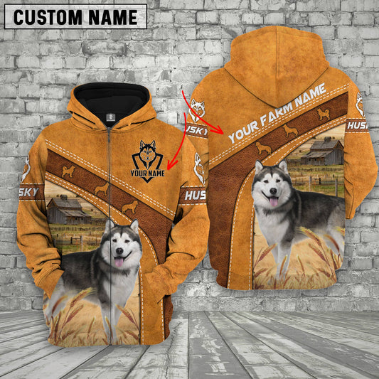Joycorners Husky Races Custom Name Printed 3D Hoodie