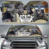 Joycorners Black Angus Funny Quote Car All Over Printed 3D Sun Shade