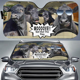 Joycorners Black Angus Funny Quote Car All Over Printed 3D Sun Shade