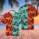 Joycorners Llama Camo Hot And Cold All Over Printed 3D Hawaiian Shirt