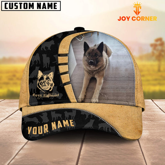 oycorners Custom Name Grey Elghund 3D Cap