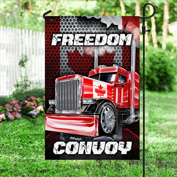 Joycorners Canadian Trucker Flag Freedom Convoy 2022 3D All Over Printed