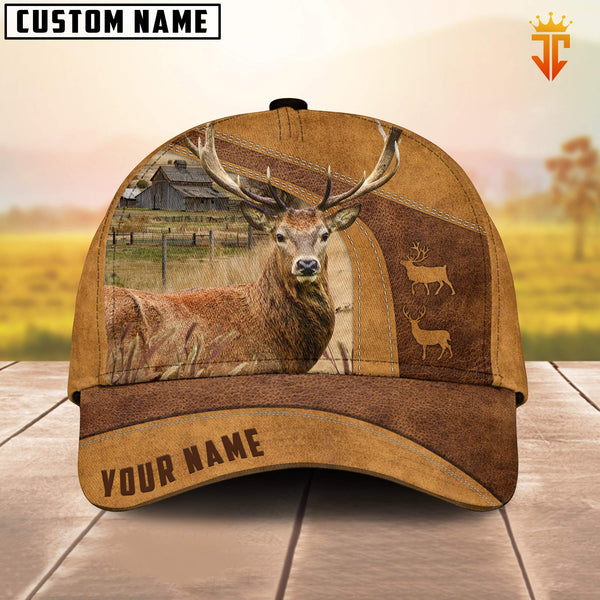 Joycorners Custom Name New Zealand Red Deer Cattle Cap TT1