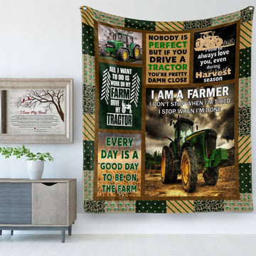 Joycorners Tractor Farm 02 Blanket Collection