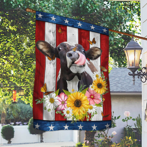 Joycorners America Holstein Cattle Flag All Printed 3D Flag