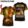Joycorners Personalized Name Mother's Day Gift Of July Lion All Over Printed 3D Shirts