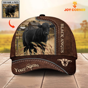 Joycorners Custom Name Custom Image Leather Pattern Cap